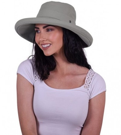 Sun Hats Ladies Upturn Noosa Universal Womens Sun/Beach Hat - Latte - C511HVQV5W5