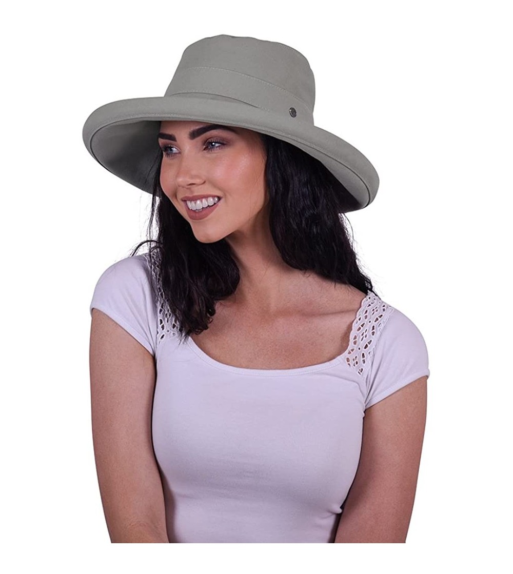 Sun Hats Ladies Upturn Noosa Universal Womens Sun/Beach Hat - Latte - C511HVQV5W5