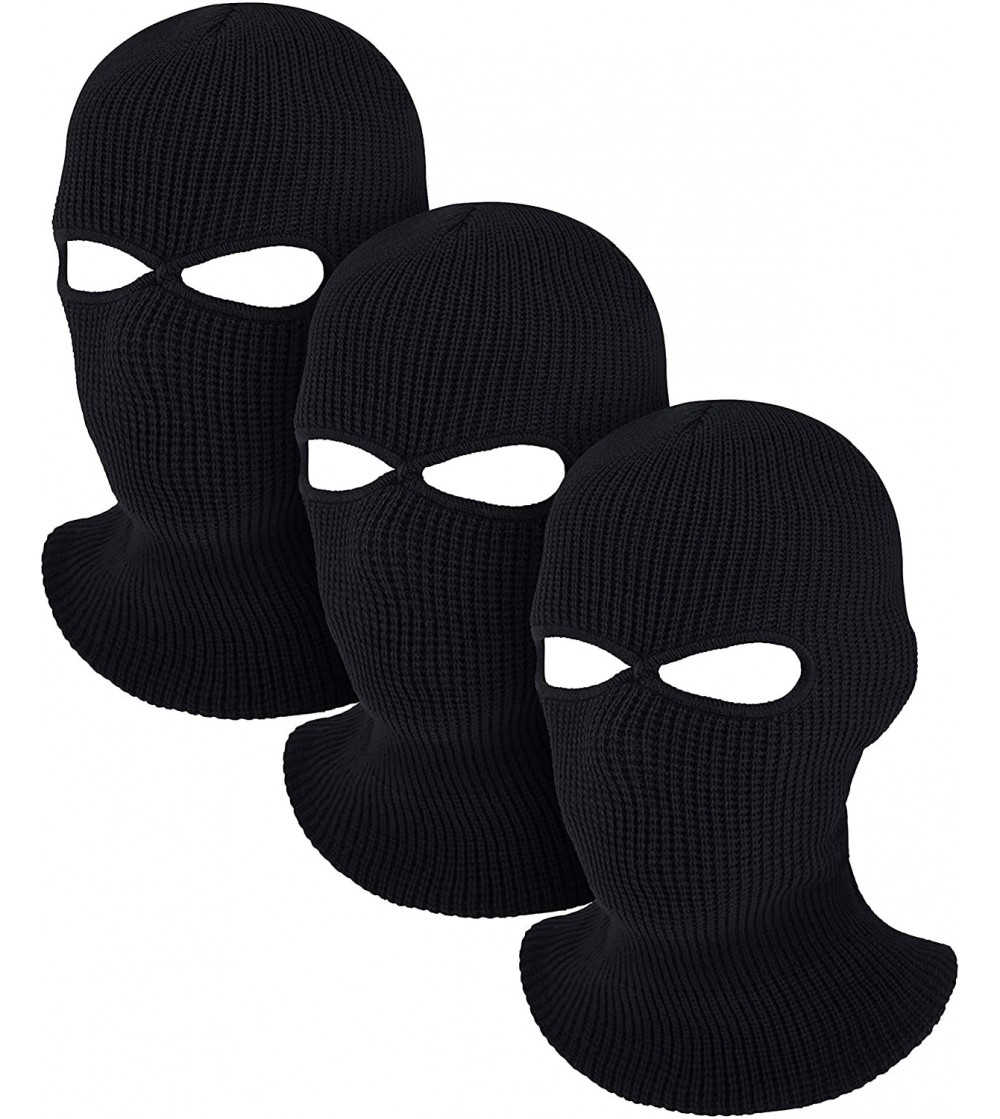 Balaclavas 2 Holes Full Face Cover Knitted Balaclava Face Mask Winter Ski Mask for Winter Adult Supplies - Color 4 - CD18XIHYU2O