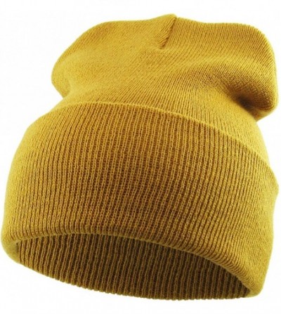 Skullies & Beanies Thick and Warm Mens Daily Cuffed Beanie OR Slouchy Made in USA for USA Knit HAT Cap Womens Kids - CB12717WUA3