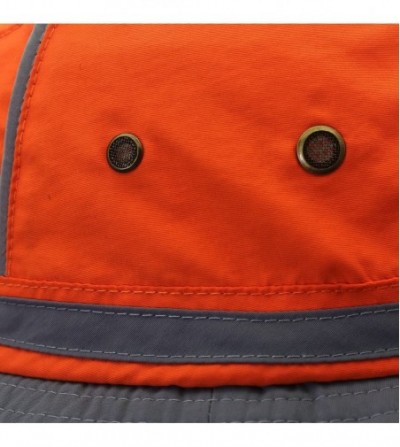 Sun Hats UPF50+ Fishing Cap Fashion Cool Outdoor Sun Hats Summer Outdoor Sun Hat - Orange+deepgrey - CU182E5MIZM