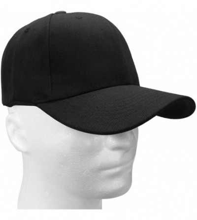 Baseball Caps Baseball Dad Cap Adjustable Size Perfect for Running Workouts and Outdoor Activities - 1pc Black - CM185DO2SG9