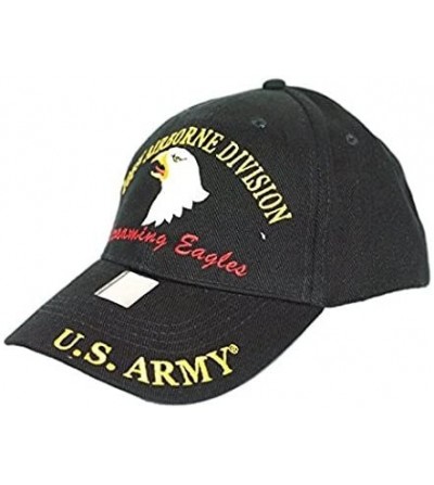 Baseball Caps U.S. Army 101st Airborne Screaming Eagles Black Embro Cap Hat - CE18929SC98