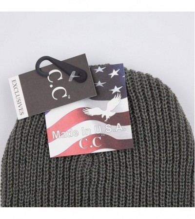 Skullies & Beanies Hat Winter Skull Cap Beanie for Women Men - Thick- Warm- and Soft Knit (Made in USA)(Unisex) - Basic Folia...