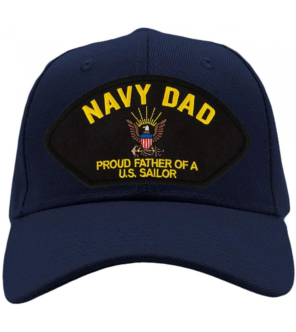 Baseball Caps Navy Dad - Proud Father of a US Sailor Hat/Ballcap Adjustable One Size Fits Most Multiple Colors and Styles - C...