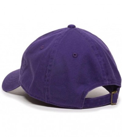 Baseball Caps Do Not Disturb Baseball Cap Embroidered Cotton Adjustable Dad Hat - Purple - CO18YZGREK6