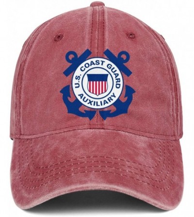 Baseball Caps Unisex Baseball Caps United States Coast Guard Auxiliary Popular Sun Hats - United States Coast-25 - CB18WSQN4LG