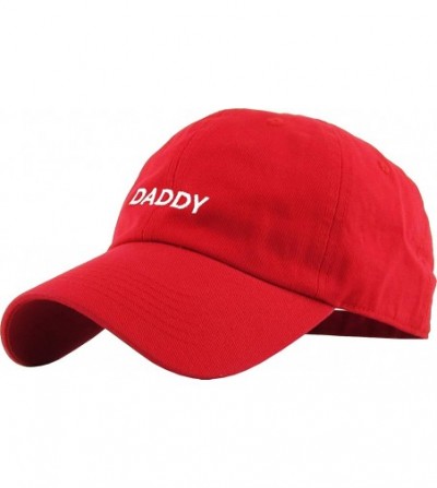 Baseball Caps Good Vibes Only Heart Breaker Daddy Dad Hat Baseball Cap Polo Style Adjustable Cotton - (8.6) Red Daddy Classic...