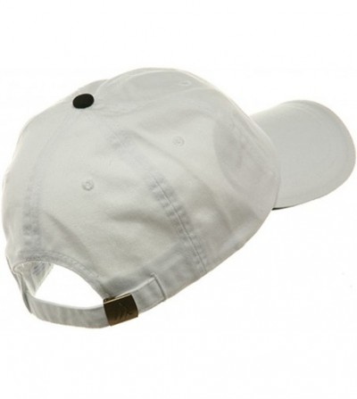 Baseball Caps Low Profile Washed Side Zipper Pocket Cap - White Black - C818GZ4MDZT