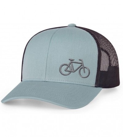 Baseball Caps Trucker Snapback Baseball Hat - Bike - Smoke Blue/Charcoal - CC18OK07IMU