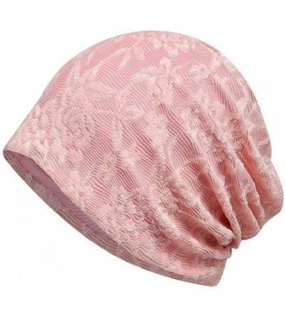 Skullies & Beanies Cotton Slouchy Beanie Hat Hair Covers Soft Night Sleep Cap for Women - Mix Color 22 - CA194MERKKA