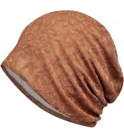 Skullies & Beanies Cotton Slouchy Beanie Hat Hair Covers Soft Night Sleep Cap for Women - Mix Color 22 - CA194MERKKA