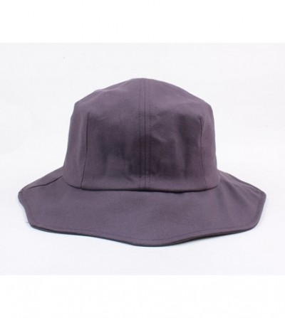 Bucket Hats Women Sun Hats UV Protection Wide Brim Foldable Bucket Hat Beach Hat - Purple - C418E9XODMK