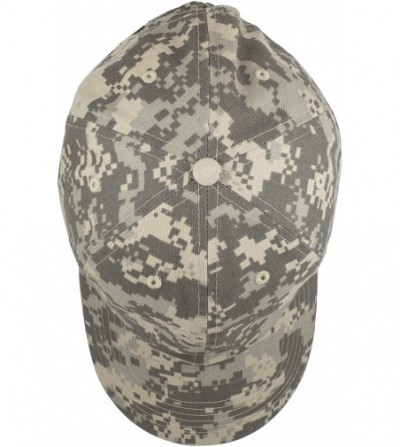 Baseball Caps Baseball Caps 100% Cotton Plain Blank Adjustable Size Wholesale LOT 12 Pack - Gray Digital Camo - CL18I9MAOAM