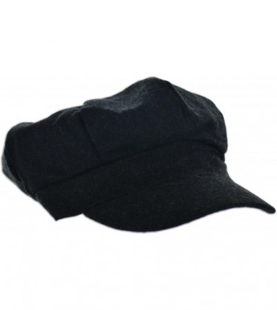 Newsboy Caps Apple Jack Hat - Charcoal - CZ11HP0MH5B