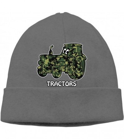 Skullies & Beanies Cute Camouflage Tractor Beanie Hat Cute Toboggan Hat Winter Hats Knit Hat Beanies for Men and Women - CX18...