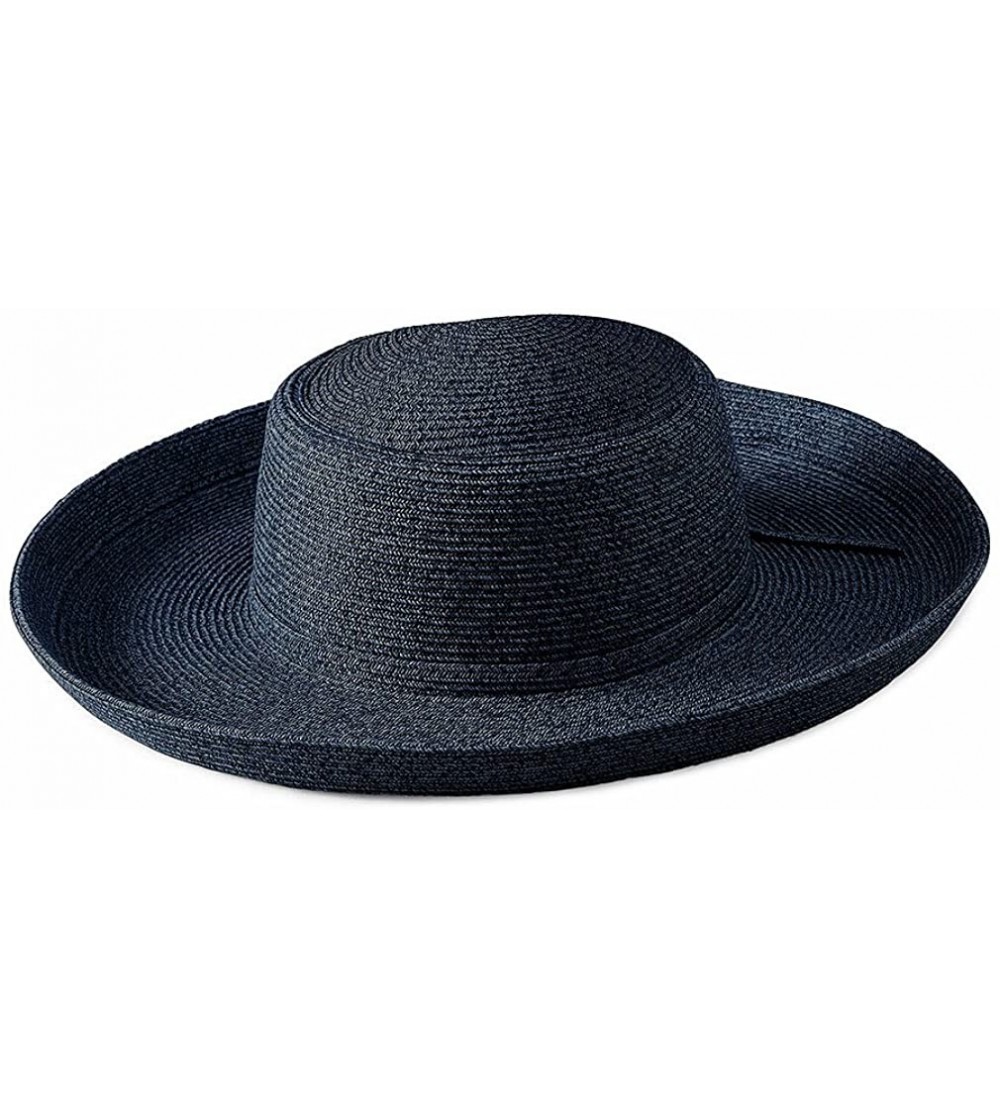 Sun Hats Women's Classic Large Brim Hat - One Size - Navy - C3112O5KZHT