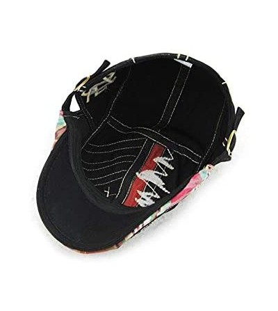 Skullies & Beanies Men's Berets Cotton Peaked caps Stitching Grid Fashion Hats - CM18IWAI9KH