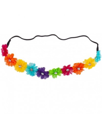 Lux Accessories Multicolored Colorful Headband