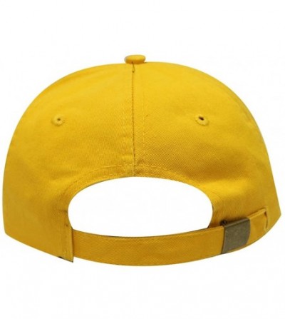 Baseball Caps Eyelashes Cotton Baseball Cap - Gold - CD12KBJAWPX