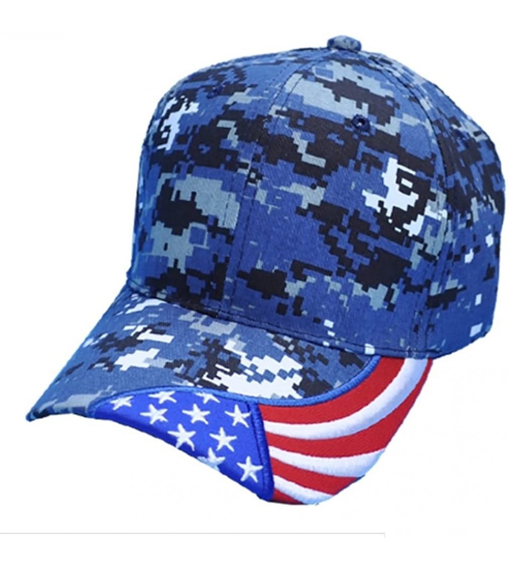 Baseball Caps American Baseball Military Tactical - Blue - CD18CSL5L7L