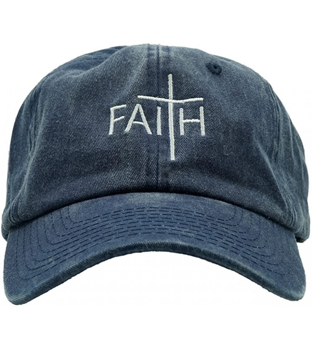 Baseball Caps Nissi Faith Dad Hats - Navy - CT189IIADT3