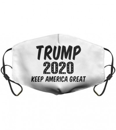 Balaclavas Mens Cool Trump-2020-Golf-cartoon- Mouth Cover Anti Pollution Washable and Reusable Face Ma_sk - Trump 2020 Black ...