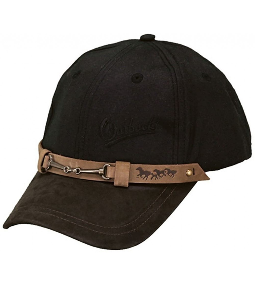 Baseball Caps Equestrian Cap - Black - C6114XZ6QWL