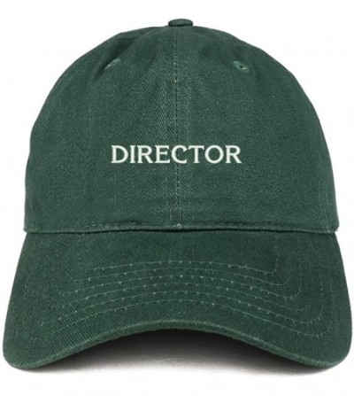 Baseball Caps Director Embroidered Soft Cotton Dad Hat - Hunter - CT18EYS9RZD