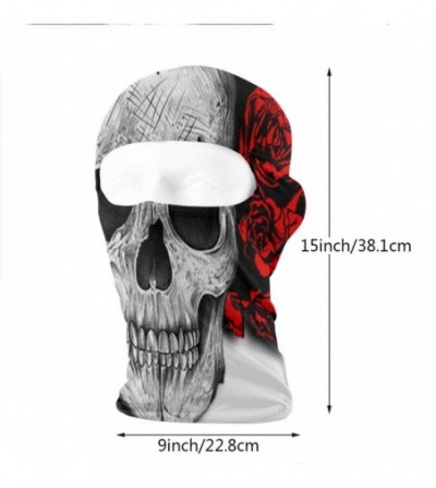 Balaclavas Sunflower Cool Full Face Masks Ski Headcover Neck Warmer Tactical Hood for Cycling Outdoor Sports - Pattern10 - C0...