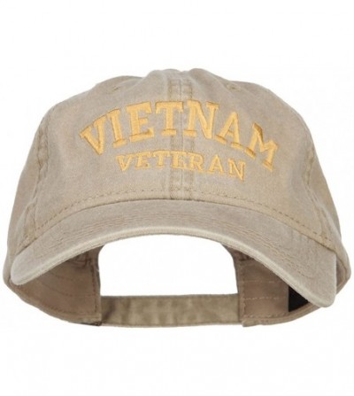 e4Hats com Vietnam Veteran Embroidered Washed