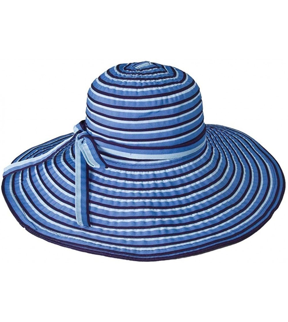 Sun Hats Packable Crushable Travel Hat 5.5 - Blue - CH112HT0QXF
