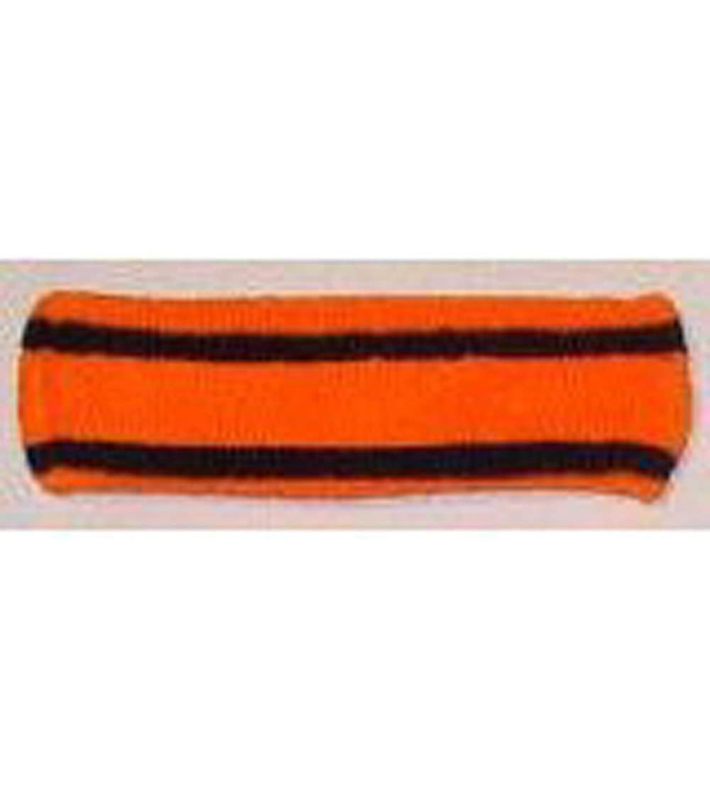 Headbands Striped Headband - Orange/Black - C911175D4TD