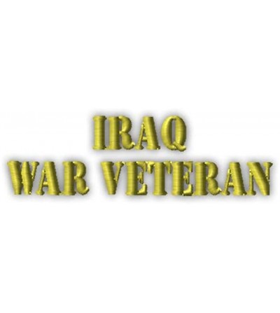 Skullies & Beanies Custom Beanie for Men & Women Iraq War Veteran Embroidery Acrylic Skull Cap Hat - White - C418ZWONIZY