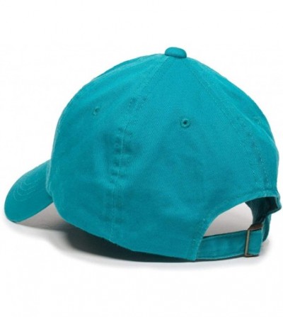 Baseball Caps Do Not Disturb Baseball Cap Embroidered Cotton Adjustable Dad Hat - Teal - CI18YZECXIQ