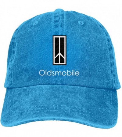 Baseball Caps Custom Oldsmobile Automobile Logo 1981 Funny Hat Cap for Mens Black - Blue - CB18SW2ICKY