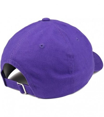 Baseball Caps Methodist Cross and Dove Embroidered Brushed Cotton Dad Hat Ball Cap - Purple - C4180D8TXXO