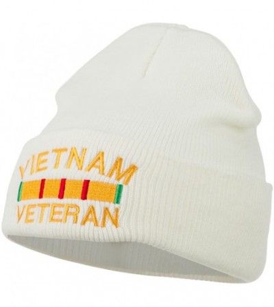 e4Hats com Vietnam Veteran Embroidered Knitted