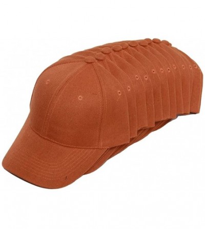 TopHeadwear 12 Pack Adjustable Baseball Hat