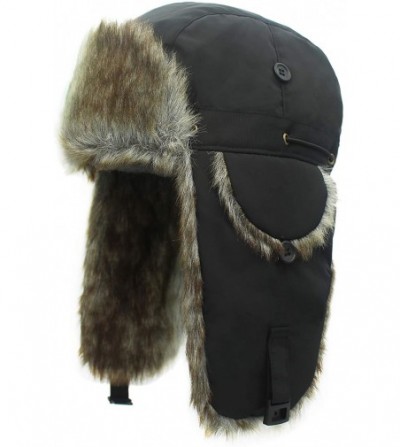 Bomber Hats Bomber Hat Trapper Hat Winter Windproof Ski Hat with Ear Flaps Warm Hunting Hats for Men and Women - CG18ZE4G26S