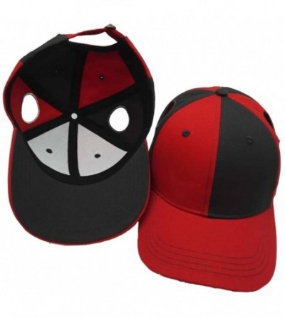 Baseball Caps Pigtail Hat 1.0 - Black/Red - C712MYEGG9F