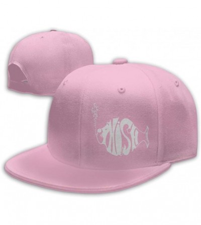Baseball Caps Men&Women Baseball Hat Phish Logo Baseball Cap Black - Pink - C118KZQU73N