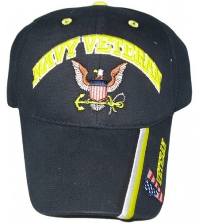 Baseball Caps U.S. Navy Veteran Baseball Cap with Eagle. Navy Blue - CI12O50JX6K