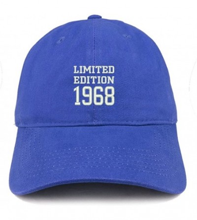 Baseball Caps Limited Edition 1968 Embroidered Birthday Gift Brushed Cotton Cap - Royal - CE18D9MUOIA