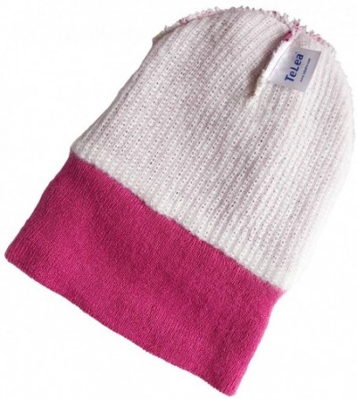 Skullies & Beanies 100% Acrylic Winter Cuffed Beanie with Soft Lining Adult Size for Men and Women - Magenta - CV18AQR2L5C