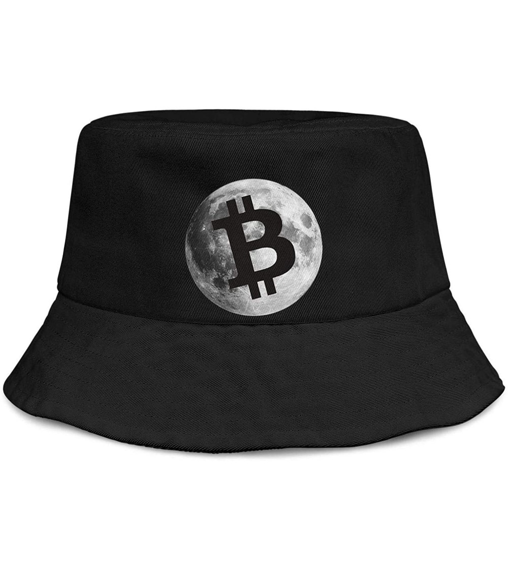 Sun Hats Unisex Bigfoot Flamingo Protection Packable - Bitcoin Logo Moon-2 - CL18WQ2KEQC