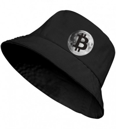 Sun Hats Unisex Bigfoot Flamingo Protection Packable - Bitcoin Logo Moon-2 - CL18WQ2KEQC