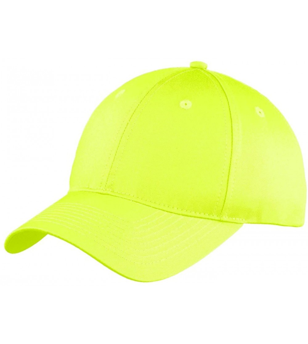 Baseball Caps Unstructured Twill Cap (C914) - Neon Yellow - CM11UTP1DZT