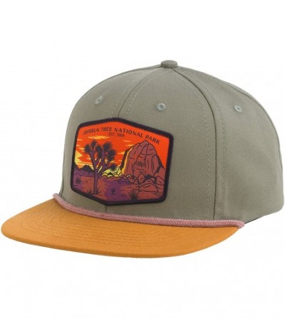 Baseball Caps National Park Hat - Taupe/Golden Brown - Regular- Flat Bill - CN18772L53I