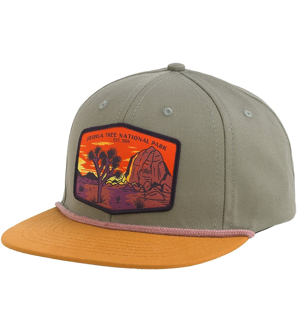 Baseball Caps National Park Hat - Taupe/Golden Brown - Regular- Flat Bill - CN18772L53I